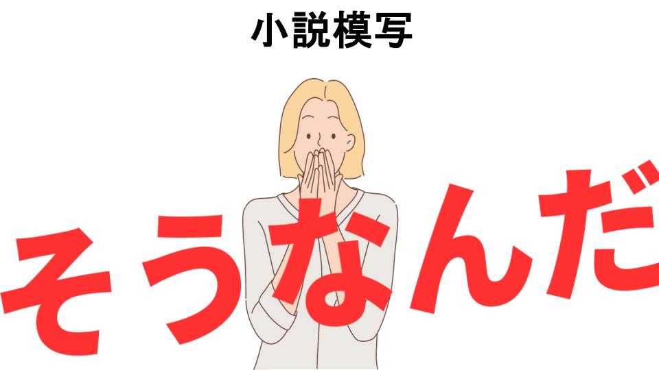 意味ないと思う人におすすめ！小説模写の代わり